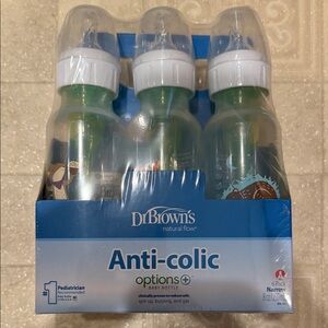 Dr. Brown’s Natural Flow® Anti-Colic Options+™ Narrow Baby Bottles - 6 Pack